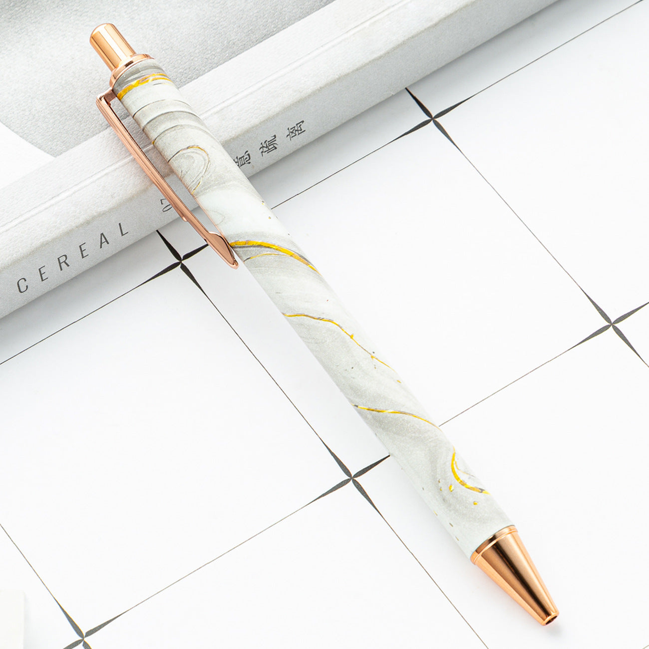 Wholesale New creative student cute printing pattern metal pen